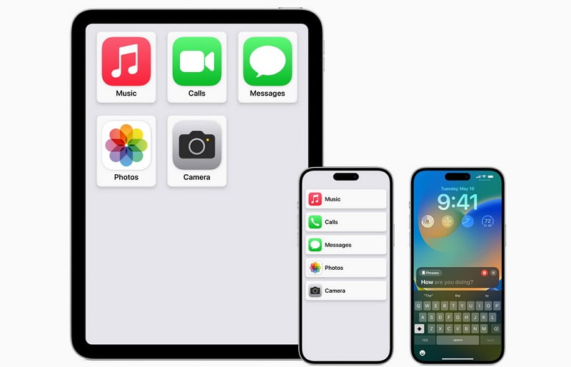 Die neue Barrierefreiheit von Apple bietet Live 