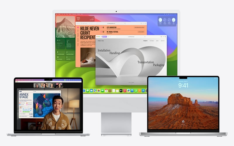 Apple kündigt macOS 14 Sonoma Update auf der WWDC 2023 Keynote an