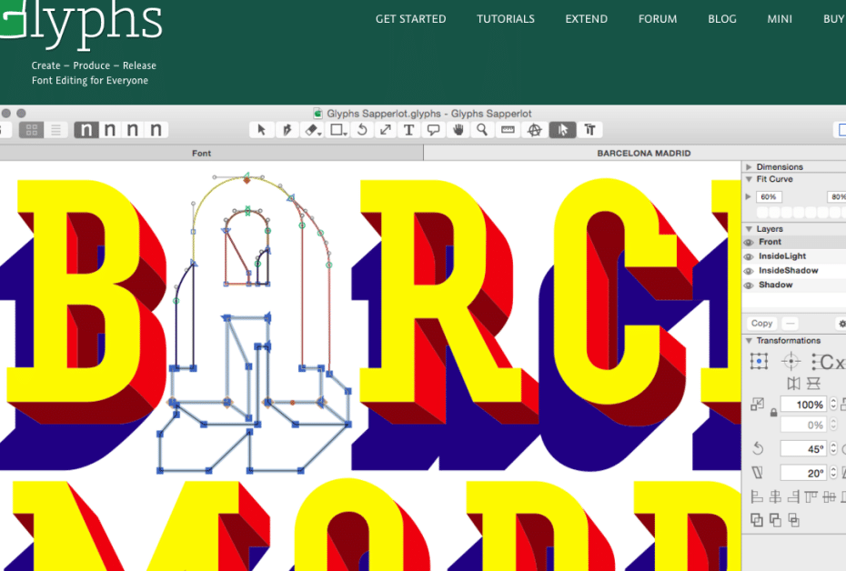 So erstellen Sie Originalschriftarten mit FontForge!