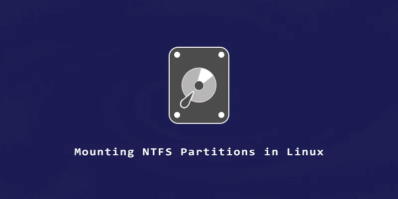 So mounten Sie eine NTFS-Partition