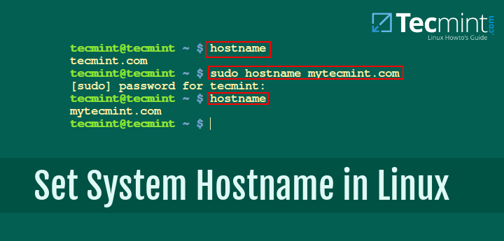 So setzen oder ändern Sie das System Hostname unter Linux